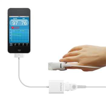 iChoice Fingertip Pulse Oximeter for iPhones | Best Portable Oximeters